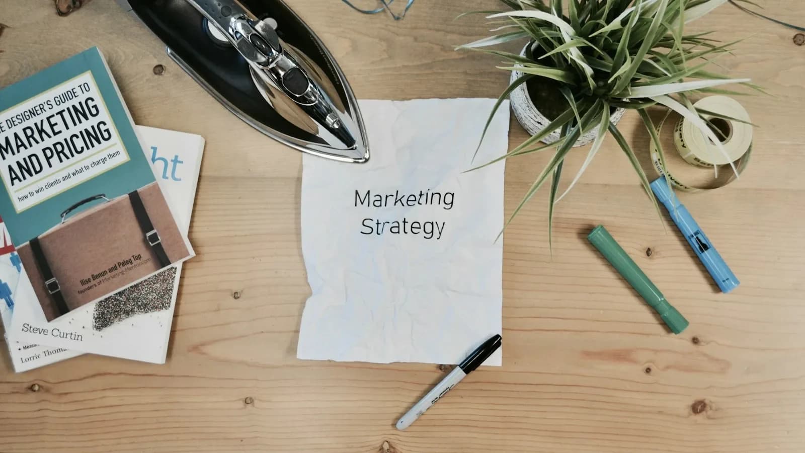 Small business owner analyzing a marketing budget spreadsheet