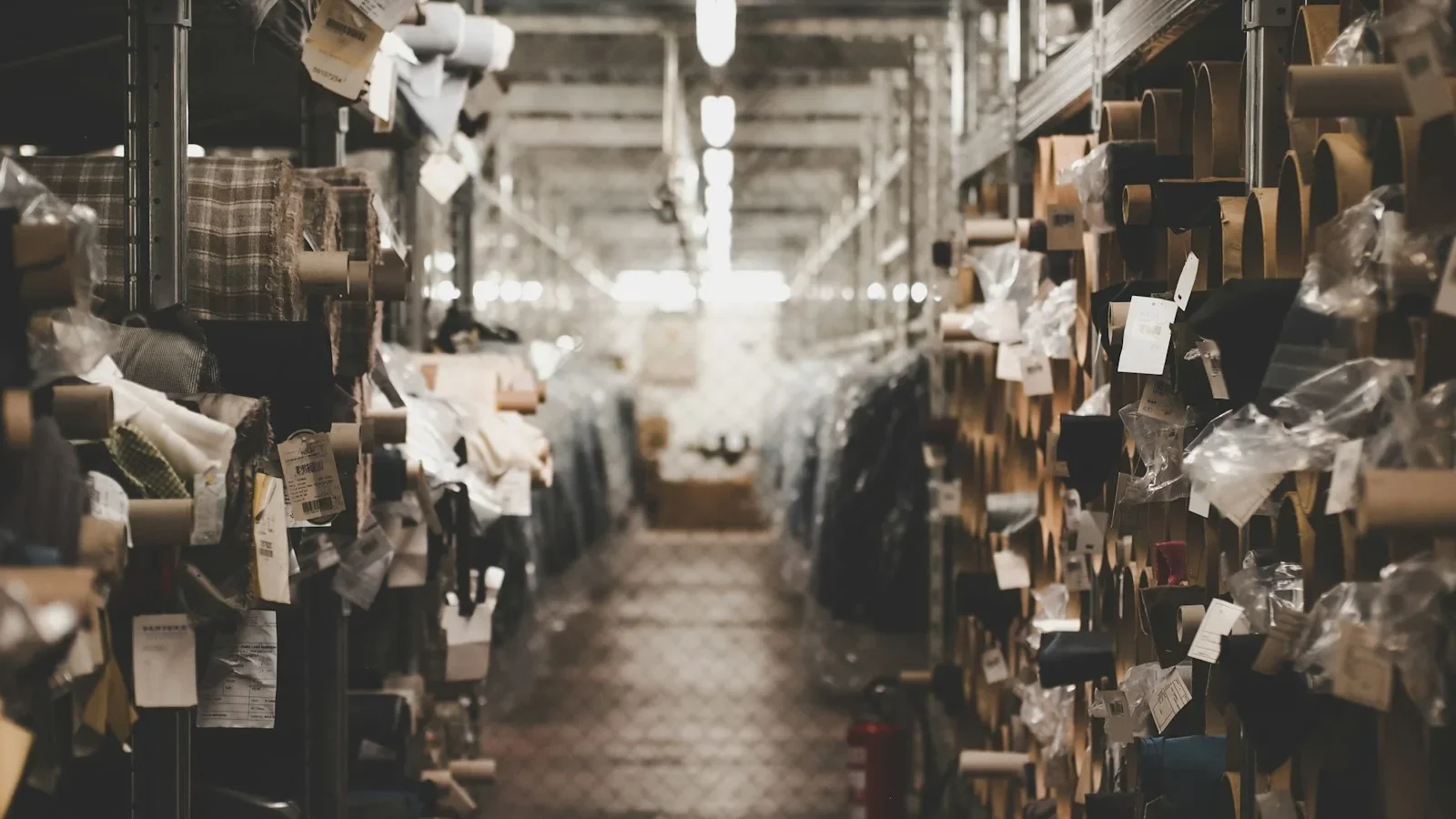 Small retail store with staff using barcode scanners and POS system to manage inventory
